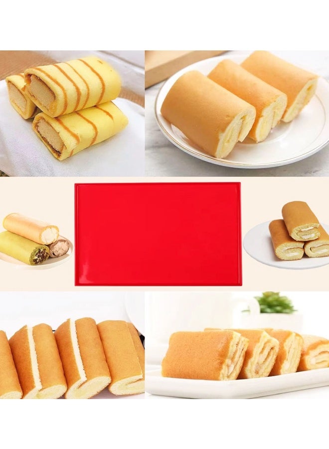 Swiss Roll Cake Mat - Flexible Multipurpose Silicone sheet Nonstick jelly roll pan Baking Tray Pastry Mat Pizza Cookies Mold - Image 4